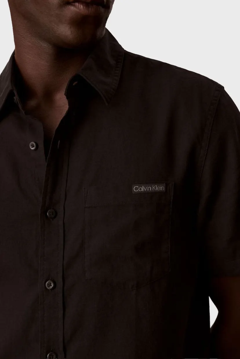 Рубашка с коротким рукавом/SS SOLID CAUSAL LINEN CLASSIC SH 6