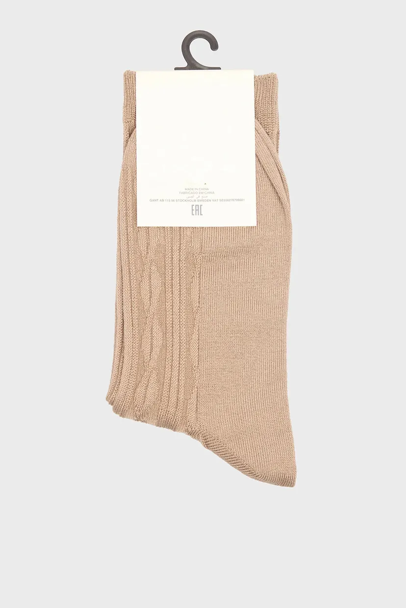 Носки/CABLE KNIT SOCKS 3