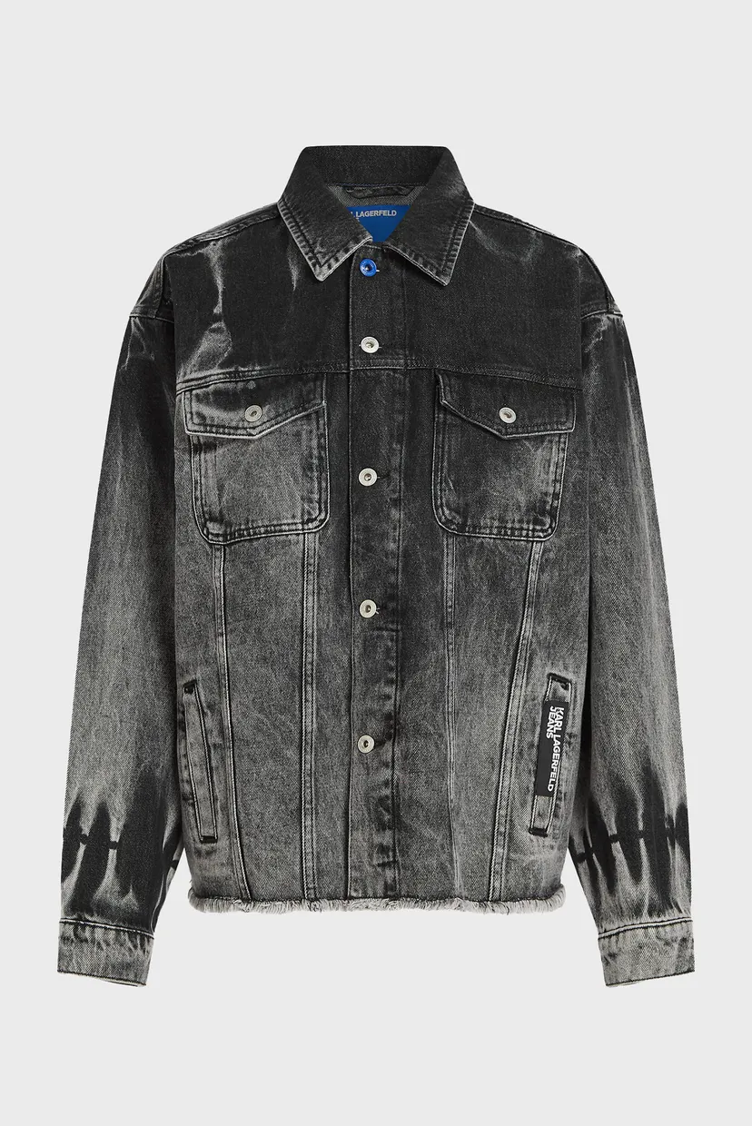 Jacheta denim/KLJ RELAXED DENIM JACKET 4