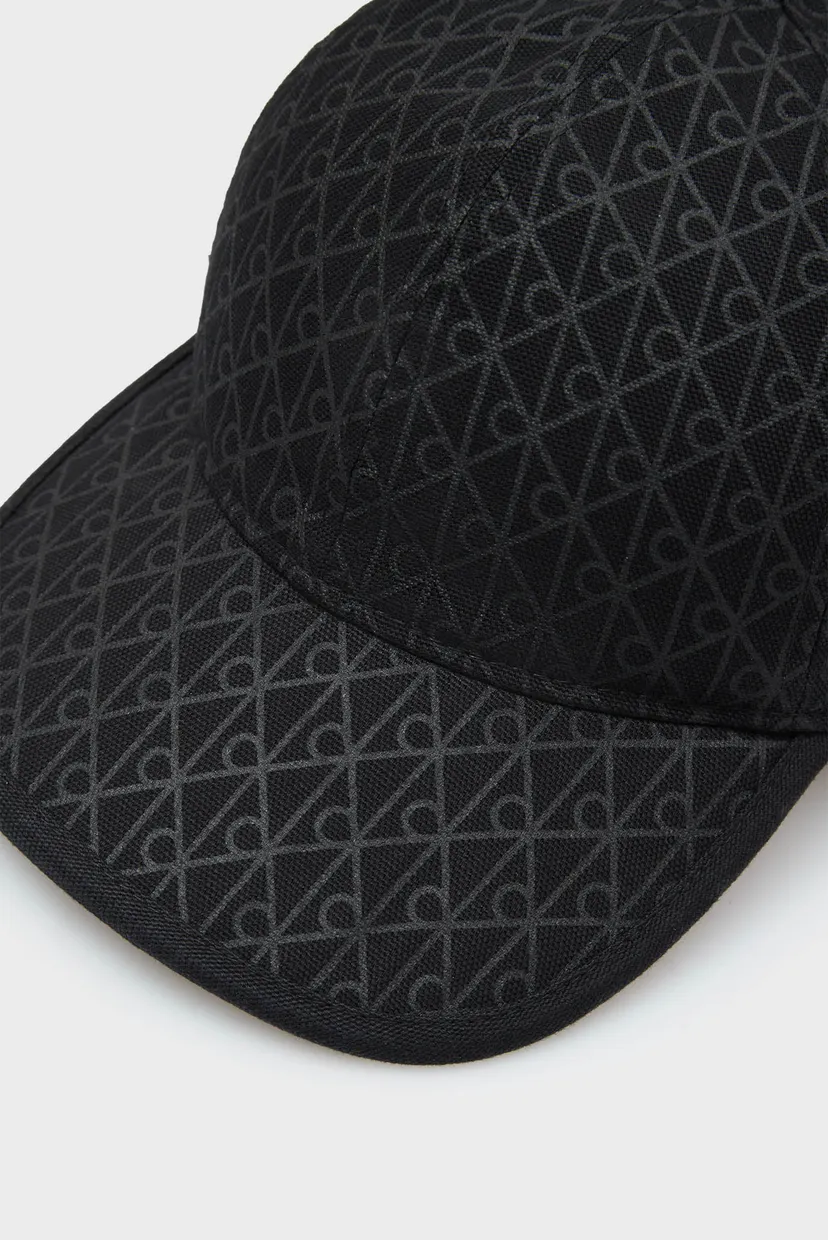 Capac/EMBLEM PRINT w LEATHER PATCH CAP 4