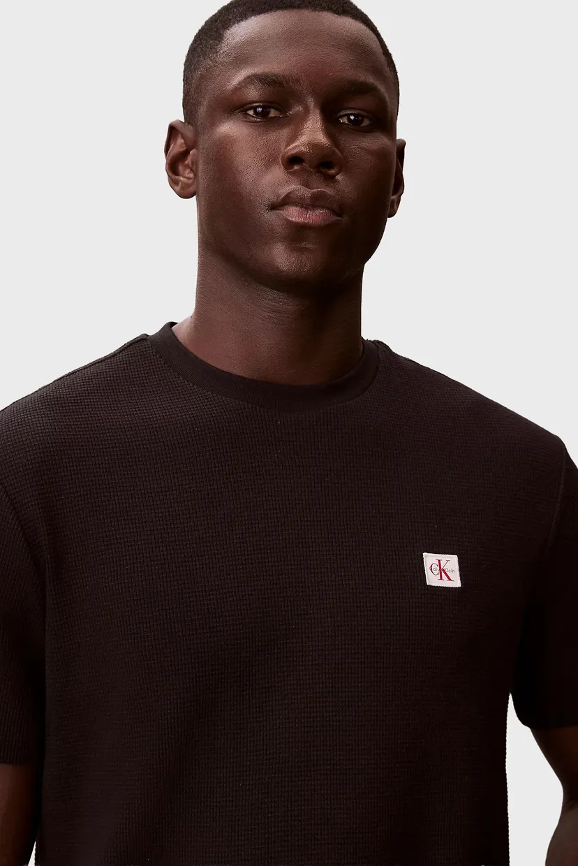 Футболка/SS WAFFLE WOVEN LABEL CREWNK TEE 4