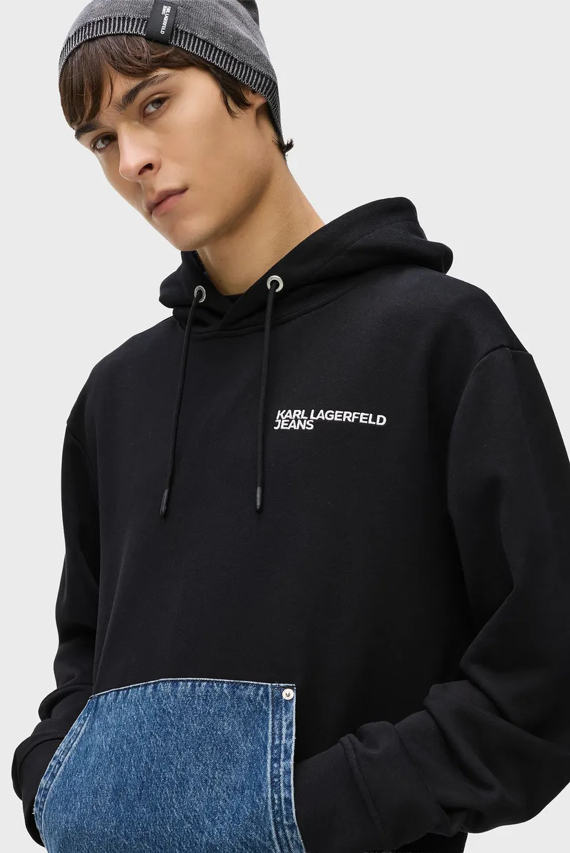 Hanorac/KLJ REG MIX MATERIAL HOODIE 4