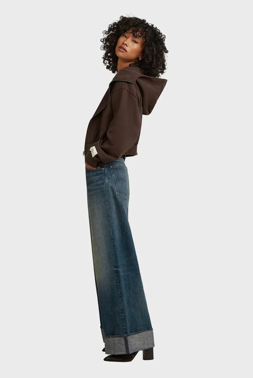 Raglan/Cropped full zip hdd relaxed sw wmn 5