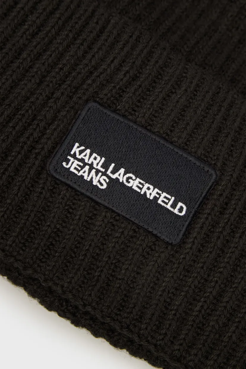 Шапка/klj patch long beanie 4