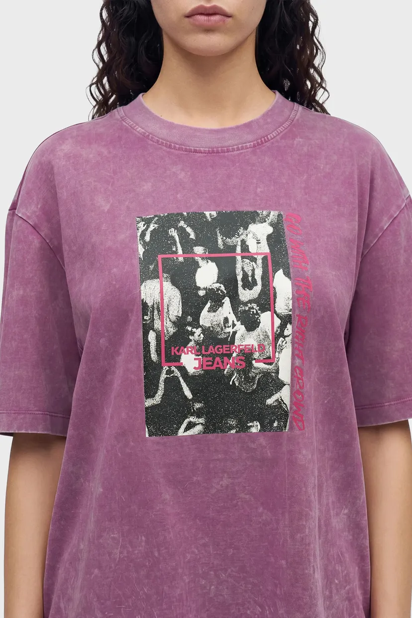 Tricou/klj relaxed crowd tee 5