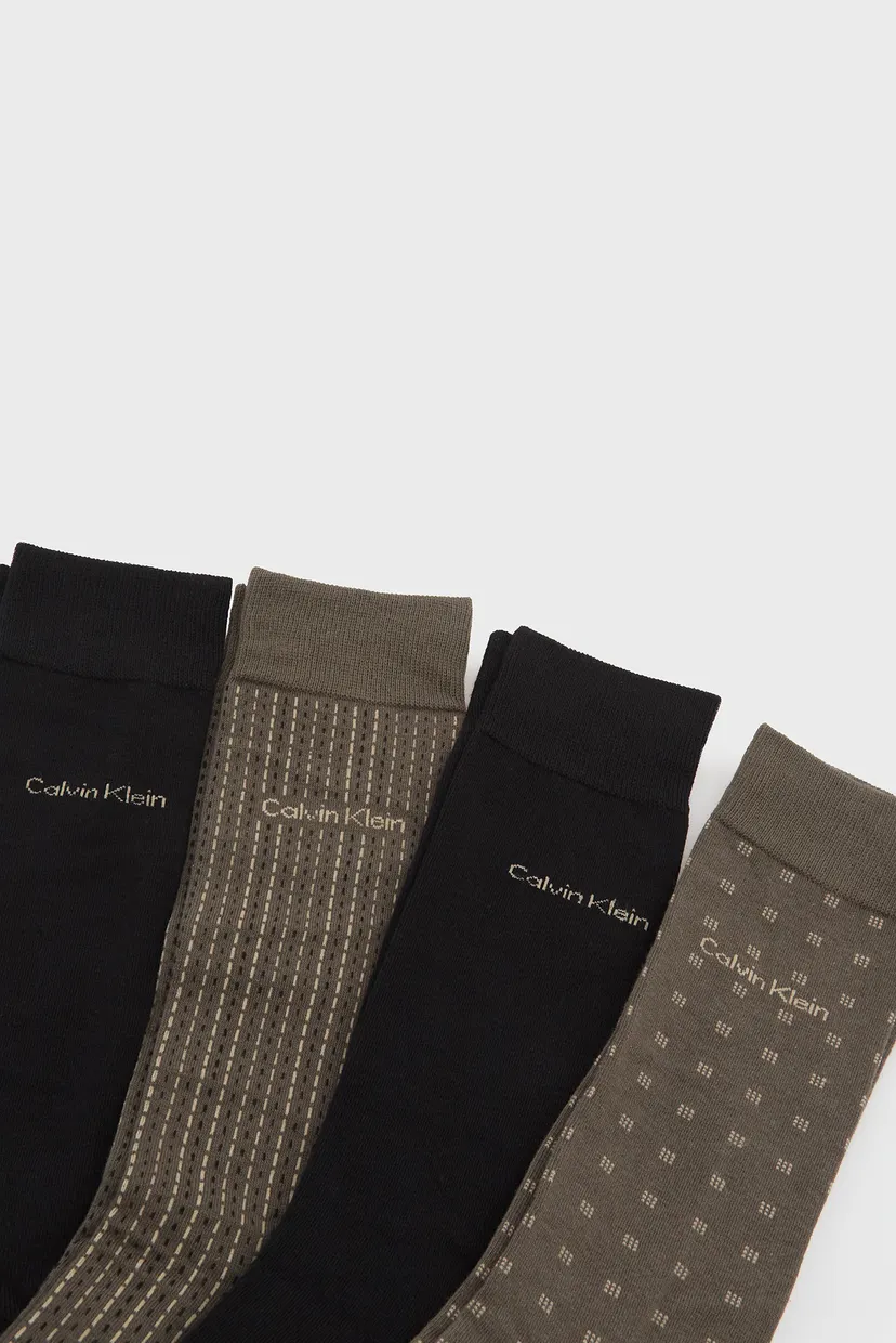 Un set de șosete/CK MEN SOCK 4P GIFTBOX AOP 3
