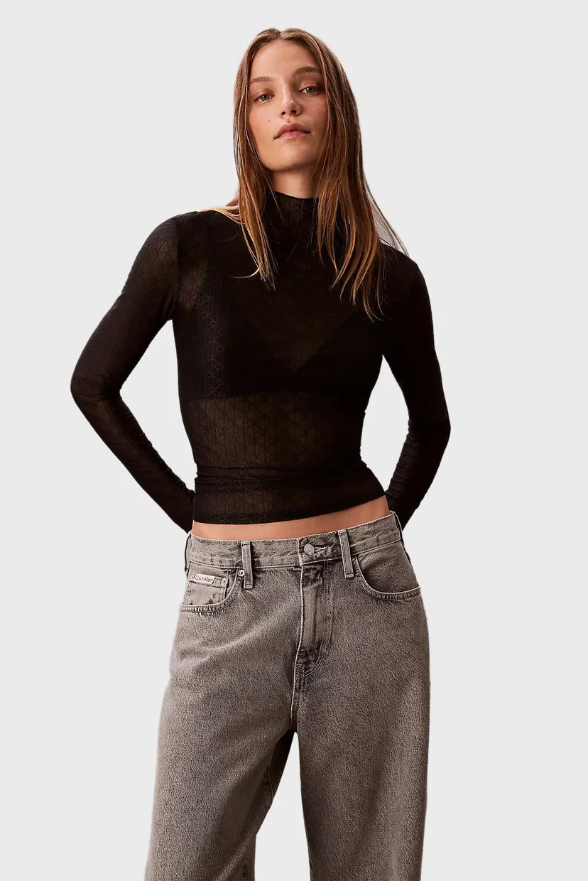 Джинсы/THE WIDE LEG GREY STERLING 6