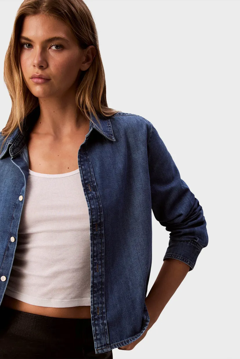 Cămaşă/CROPPED LS SHIRT INDIGO HASTINGS 4