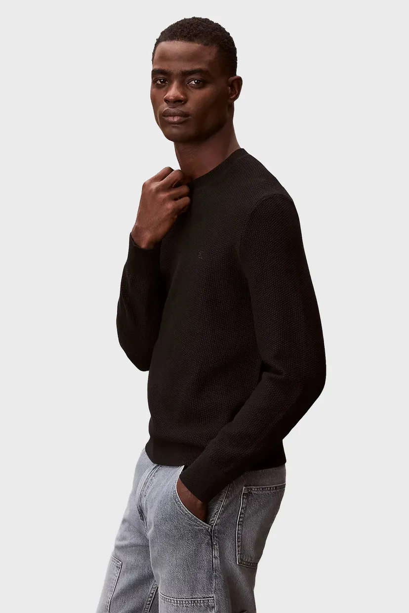 Свитер/LS TEXTURED COTTON CREWNK SWEATE 3