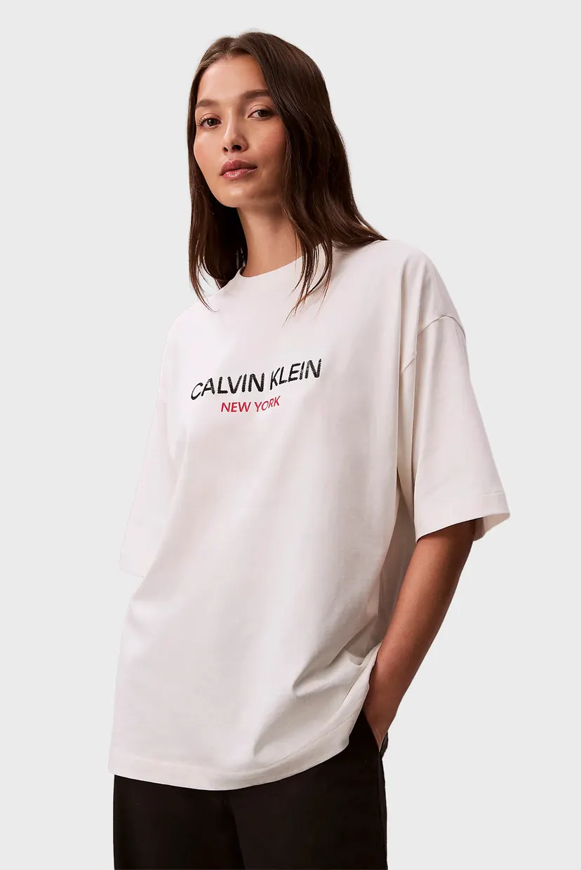 Футболка/SS RELAXED SEQUIN LOGO TEE 3