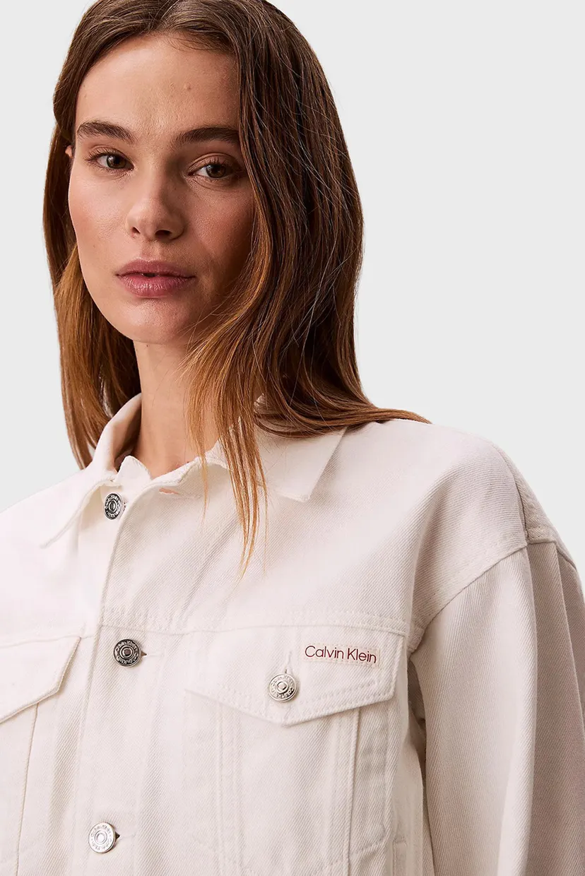Куртка джинсовая/90S TRUCKER CHALK WHITE 5