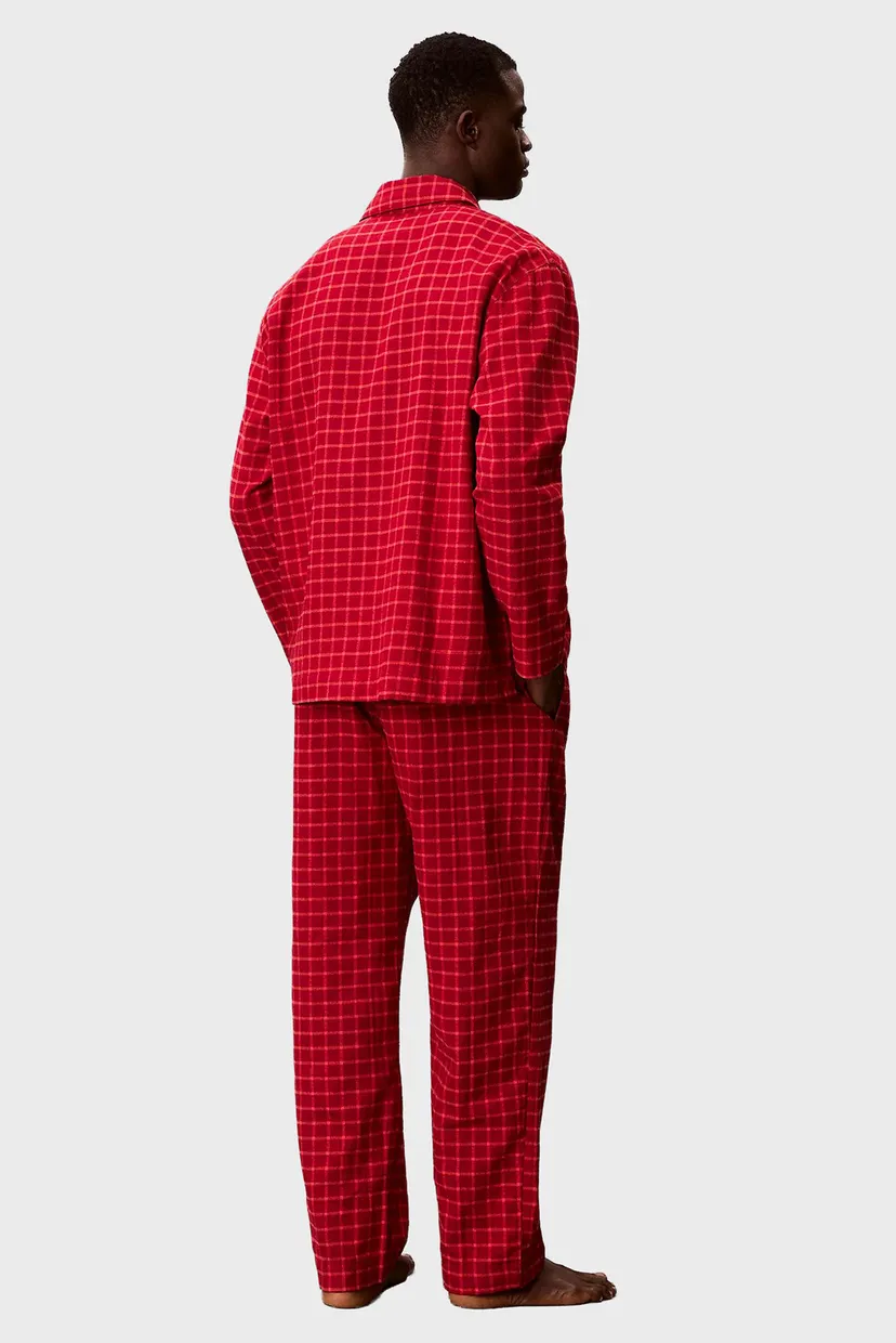 Pijama/LS BUTTON DOWN PANT SET 4