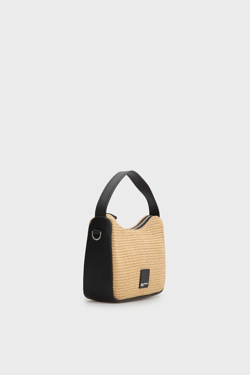 Sac/KLJ BOX LOGO RAFFIA MINI HOBO 3