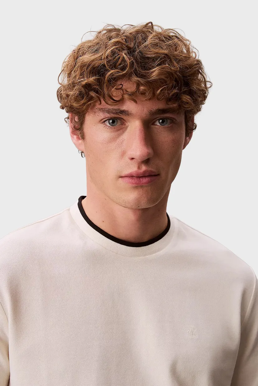 Tricou/SS TIPPED PIQUE CREWNK TEE 5