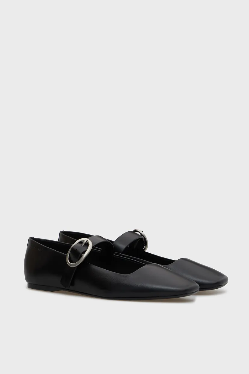 Papuci de balet/SQUARED BALLERINA MJ LTH HDW 3