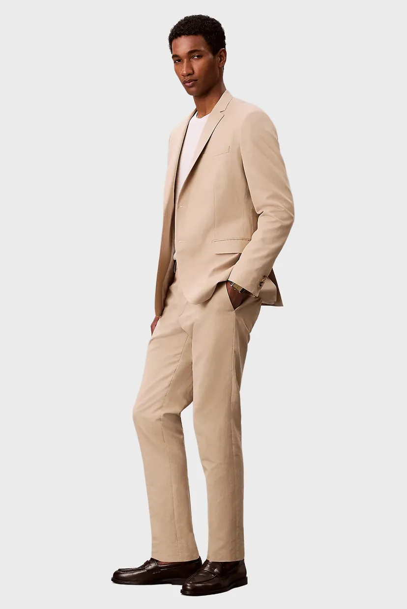 Пиджак/LS LINEN BLEND SLIM BLAZER 3