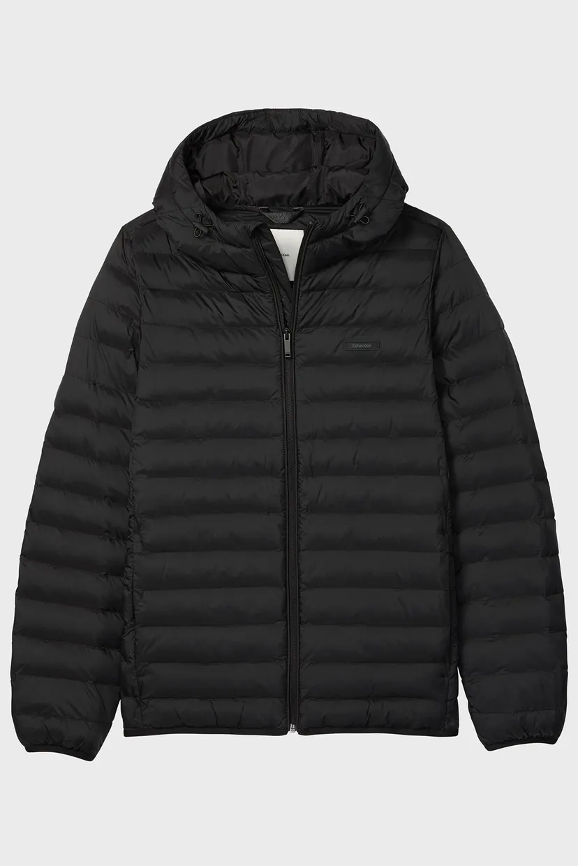 Geaca demi-sezon/LS HOODED NYLON CHANNELED PUFFER 6