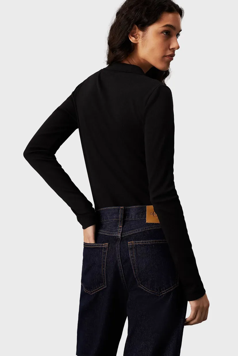 Body/WOVEN LABEL RIB POLO BODY 3