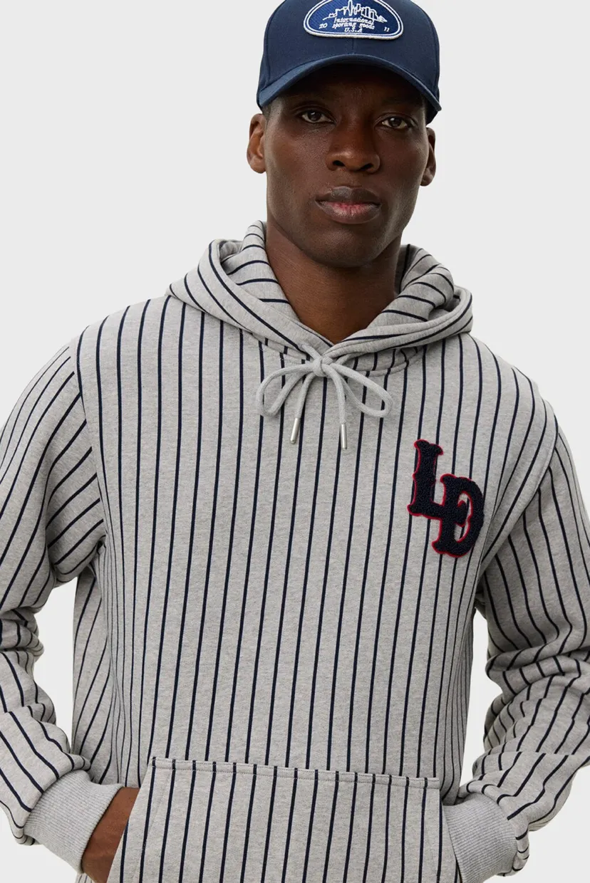 Hanorac/Brady LD Patch Pinstripe Hoodie 4