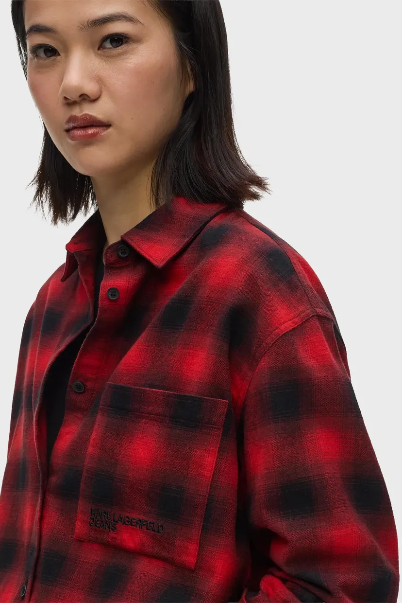 Рубашка/klj plaid overshirt 3