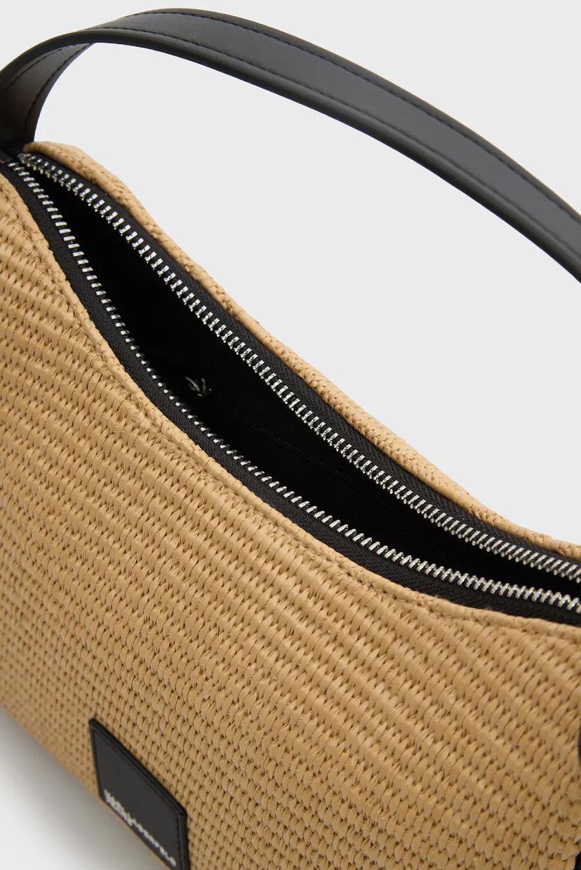 Sac/KLJ BOX LOGO RAFFIA MINI HOBO 5
