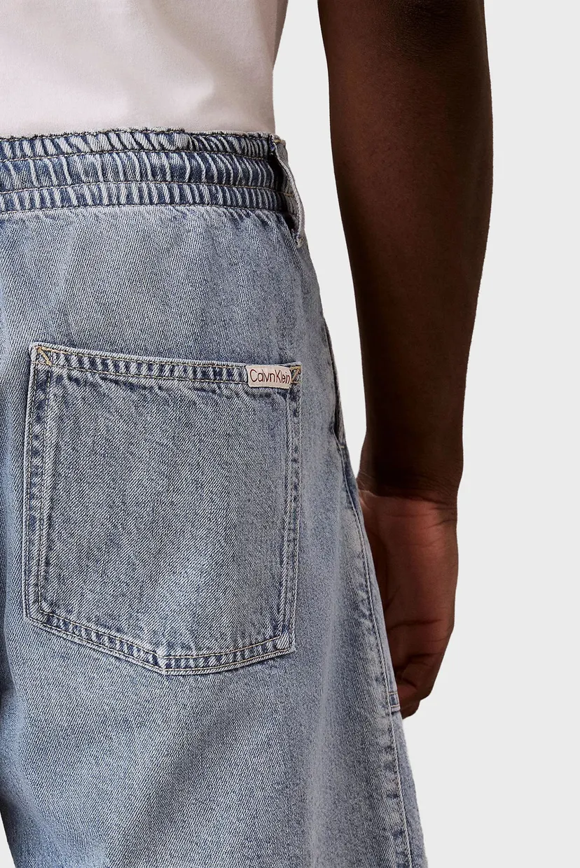 Pantaloni scurti/LINEN DENIM UTLITY SHORT SHALLOW 6