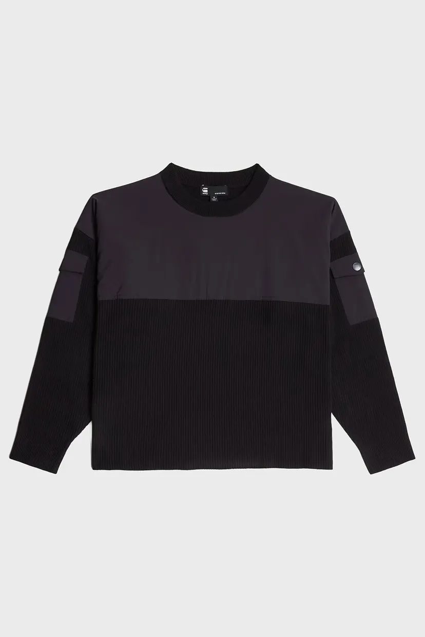 Свитшот/Woven mix r knit wmn 6