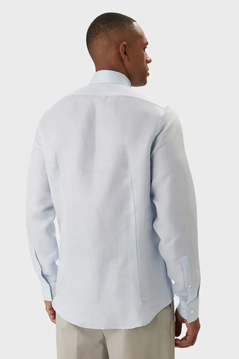 Рубашка/SLIM REF LINEN BLD SLD 3