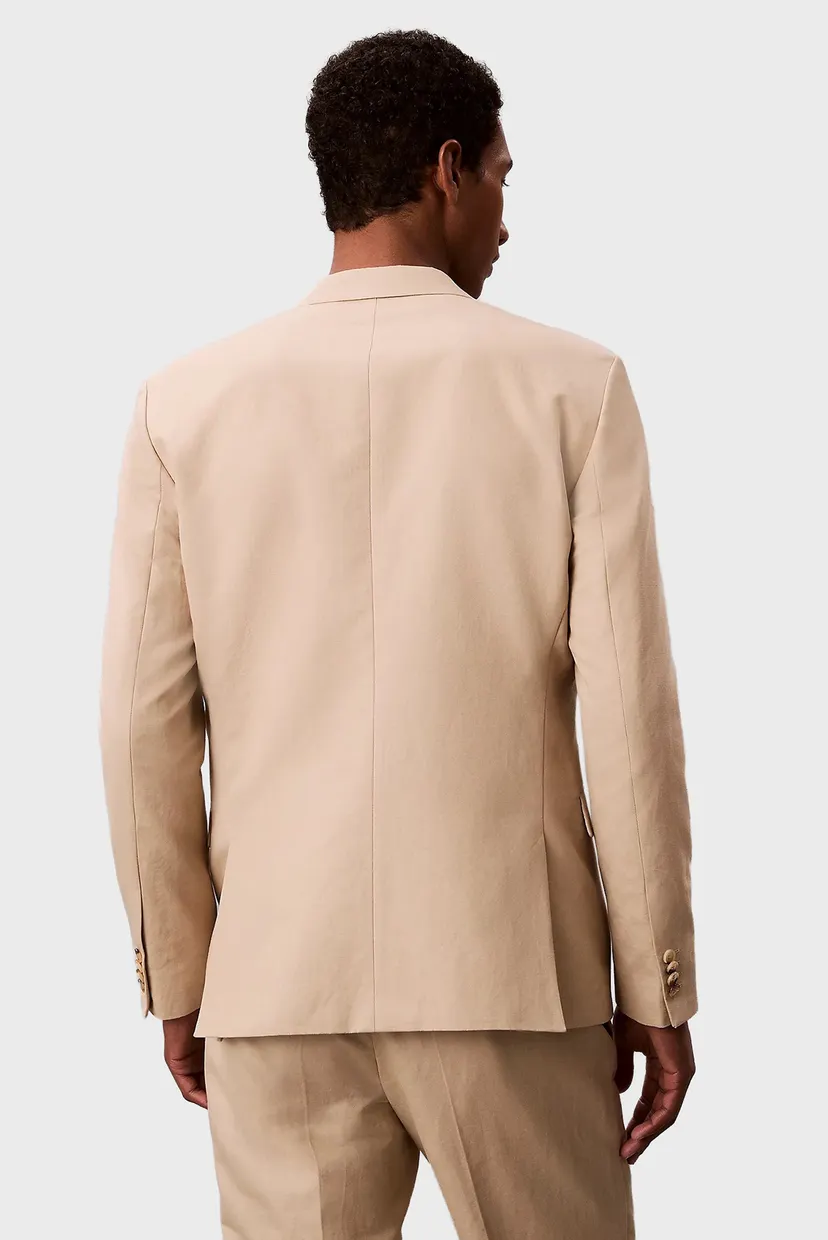 Пиджак/LS LINEN BLEND SLIM BLAZER 4