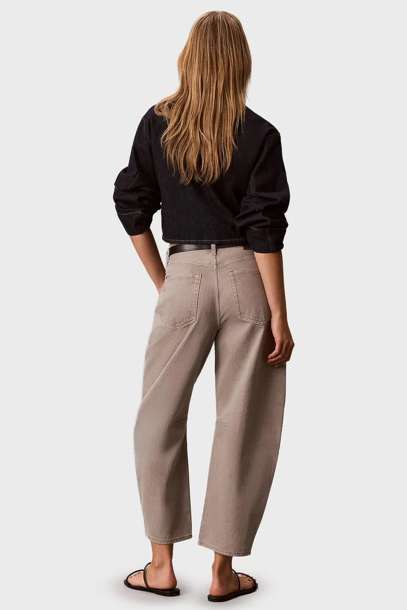 Blugi/CROPPED BARREL JEAN GREY SAGE 4