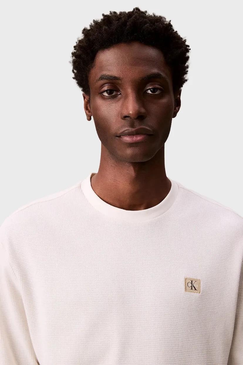 Футболка/LS WAFFLE BADGE CREWNK TEE 6