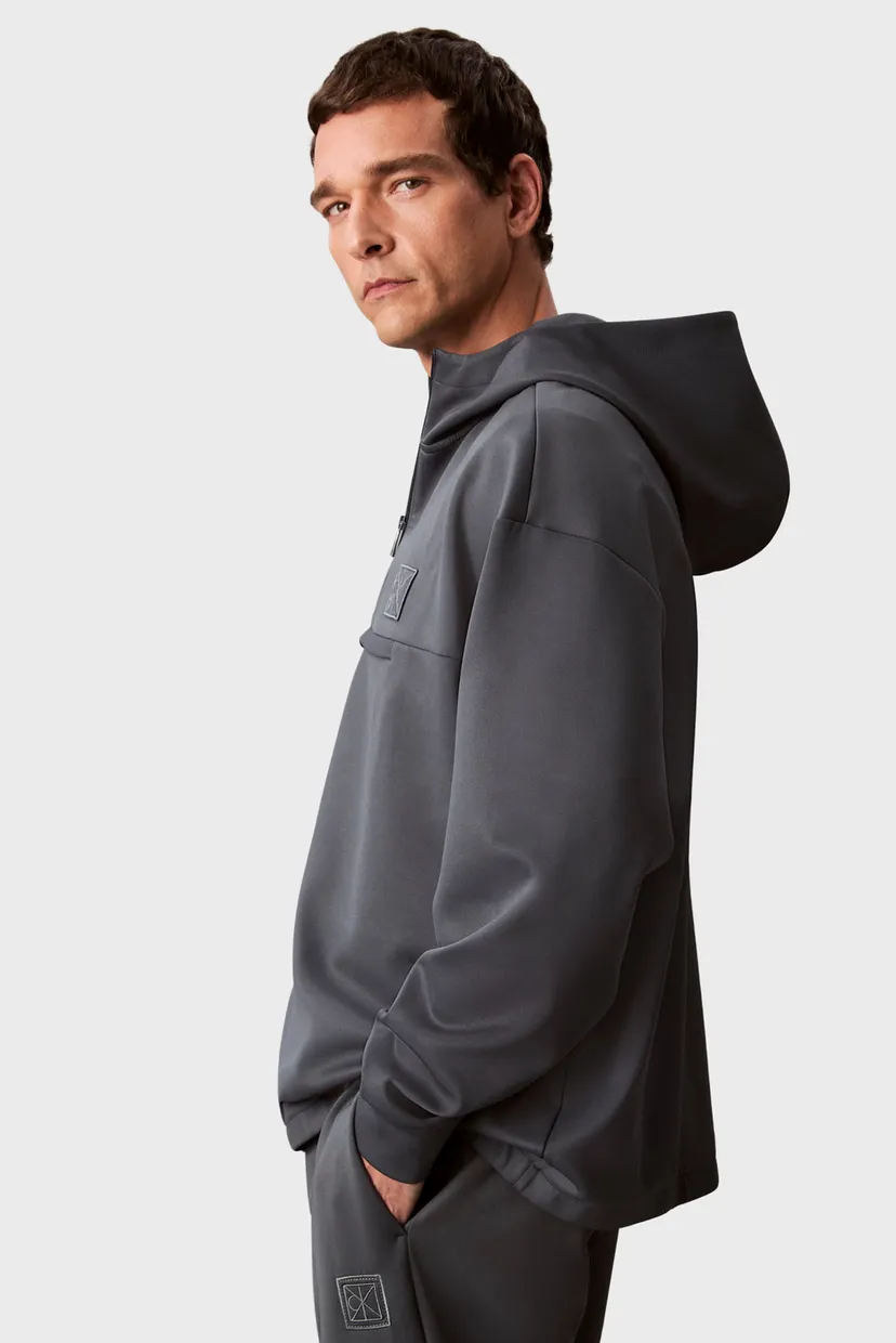 Hanorac/HEAVY TRICOT QTR ZIP ANORAK HOOD 4