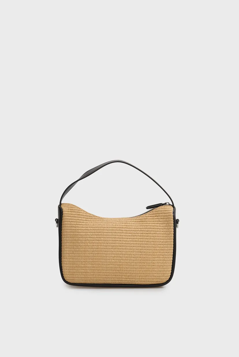 Sac/KLJ BOX LOGO RAFFIA MINI HOBO 4