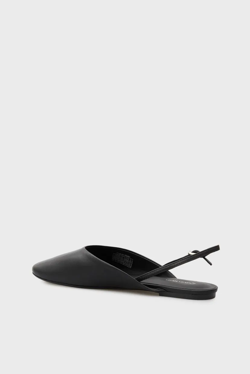 Mules/OBLIQUE BALLERINA SLINGBACK LTH 5