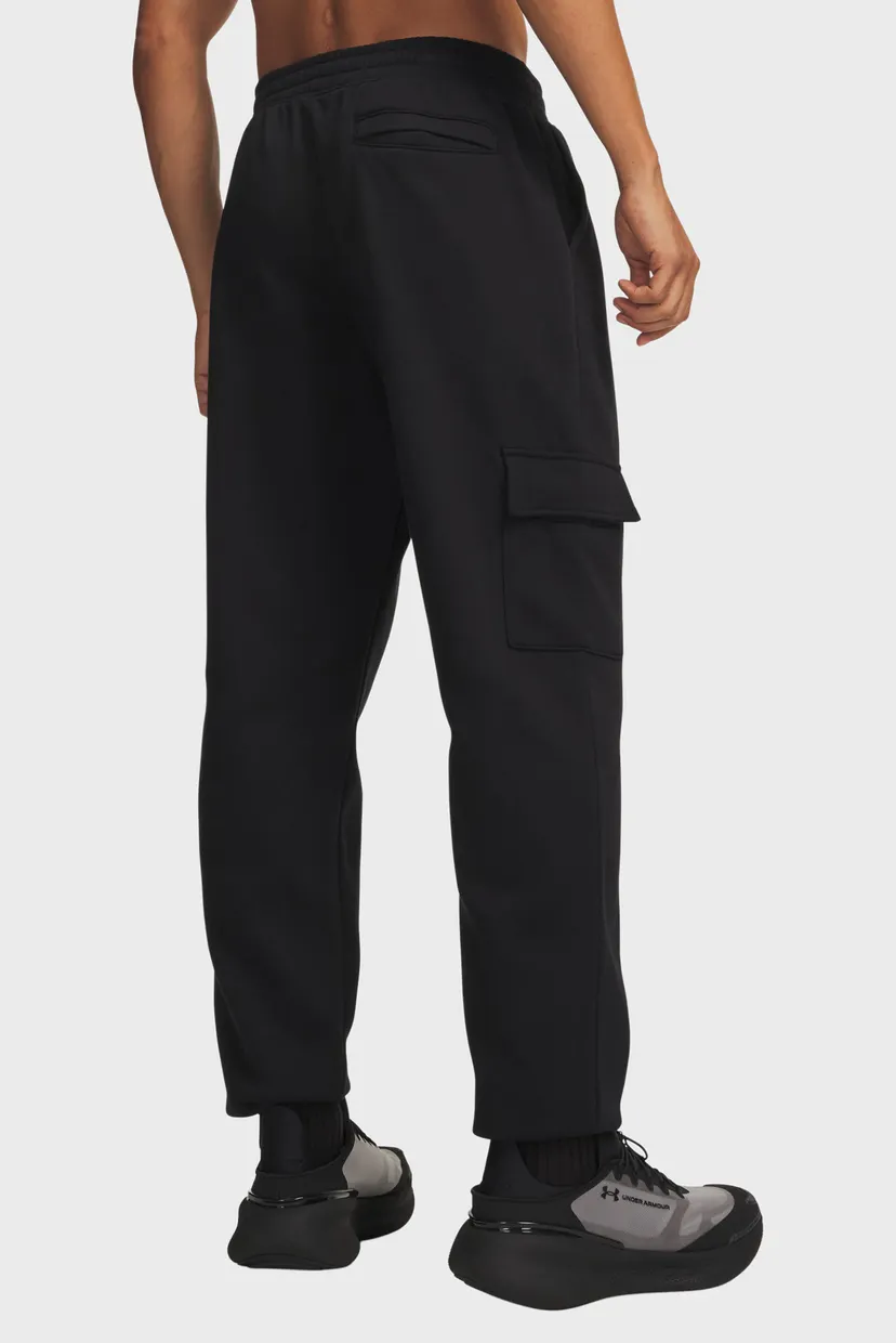 Pantaloni sport Negri Pentru bărbați UA Rival Flc Cargo Jgrs 3