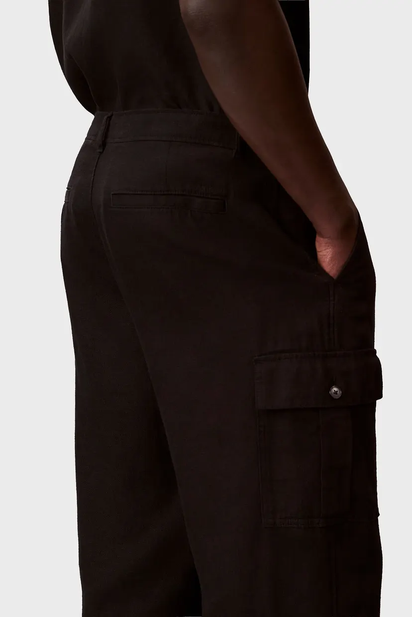Штаны/RELAXED STRAIGHT LINEN CARGO PAN 4