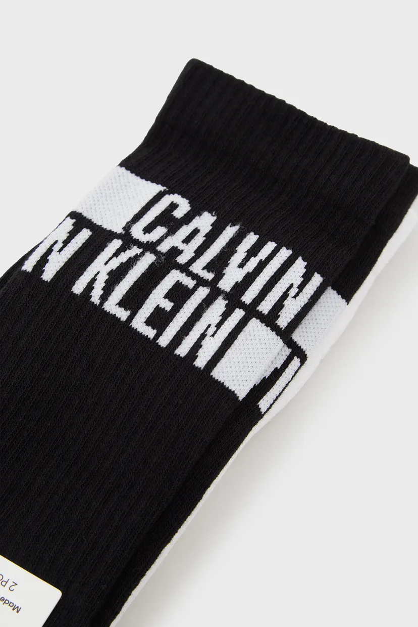 Носки/CK MEN SOCK 2P LOGO STRIPE 3