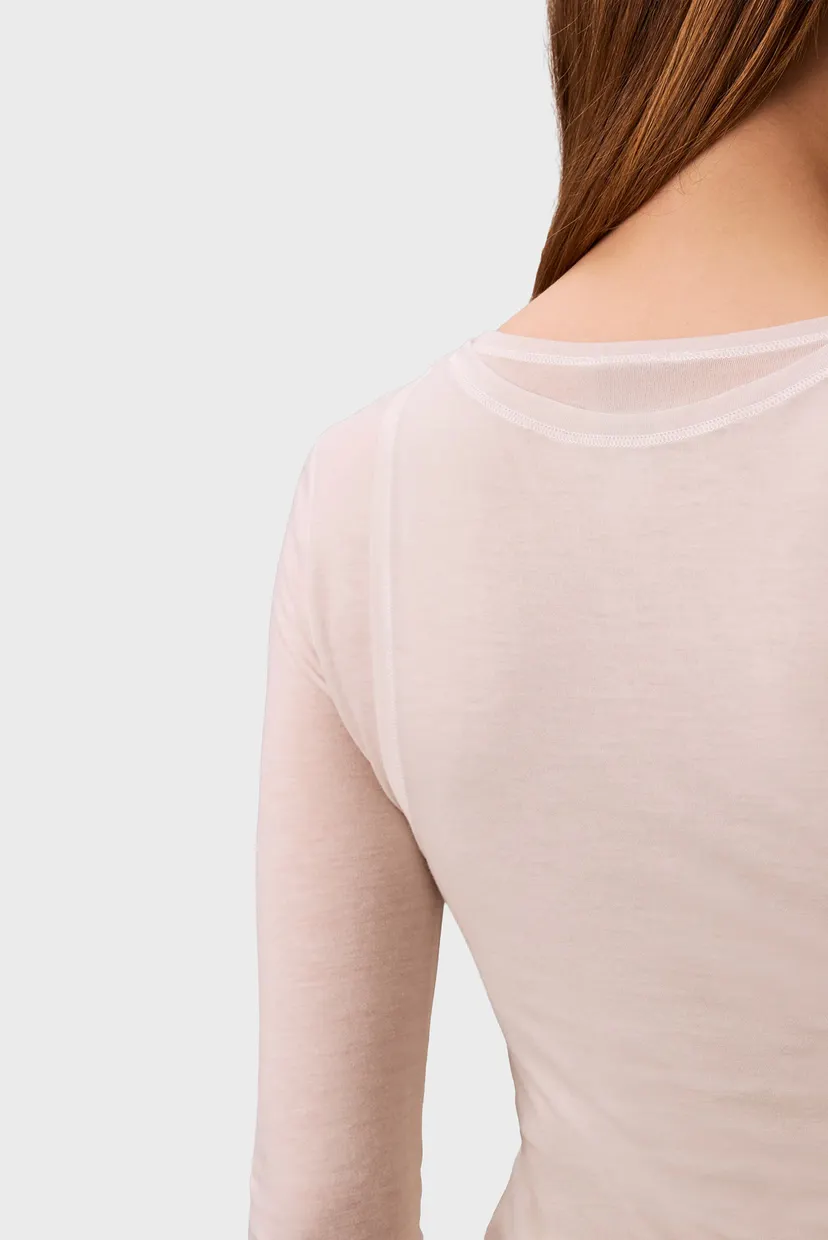 Maneca lunga/LS WOOL BLEND FEMININE  DBL LAYE 4