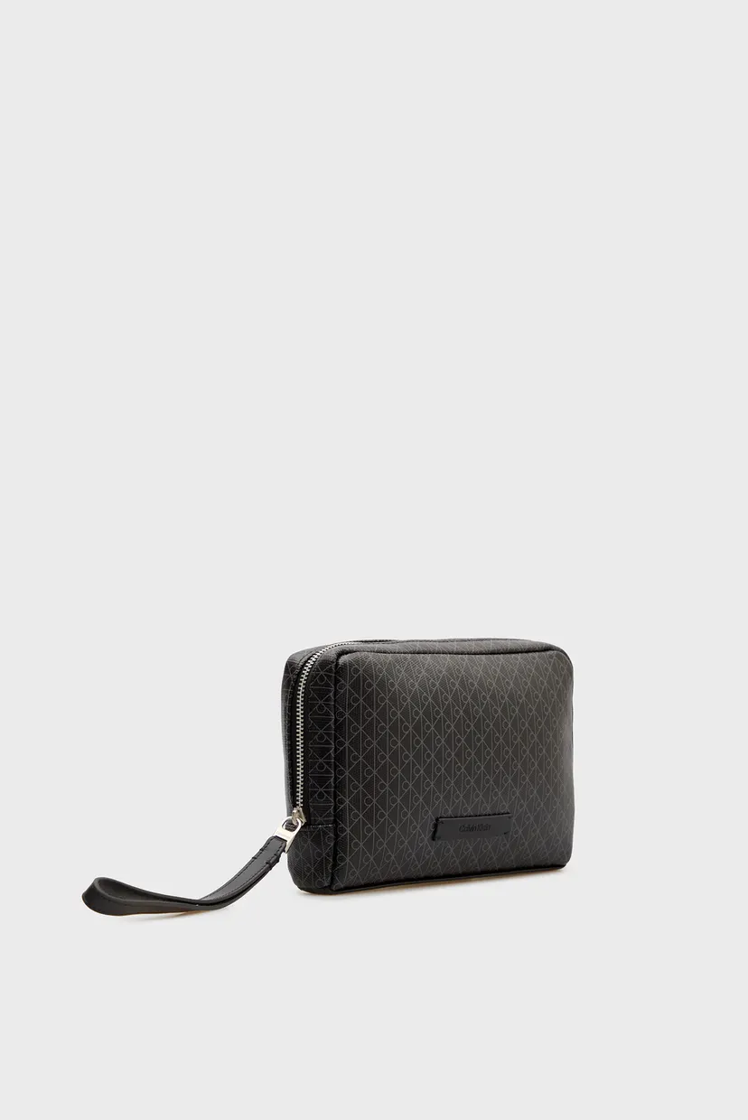 Кошелек/EMBLEM AOP COATED POUCH W/ HANDL 3