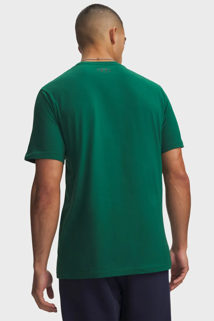 Футболка/UA M LC BOX WM LOGO SS-GRN 3