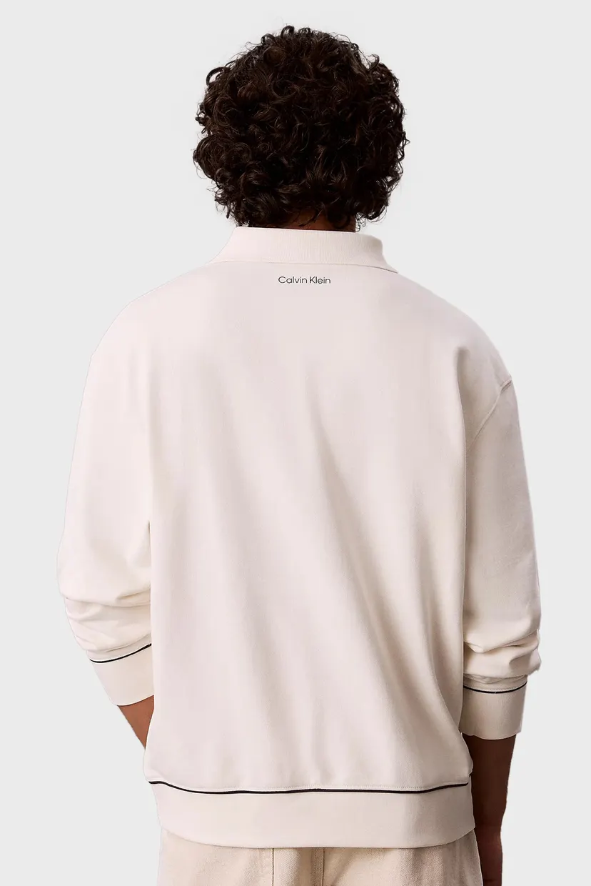 Свитшот/LS 350GSM TERRY PIPED POLO SWEAT 4