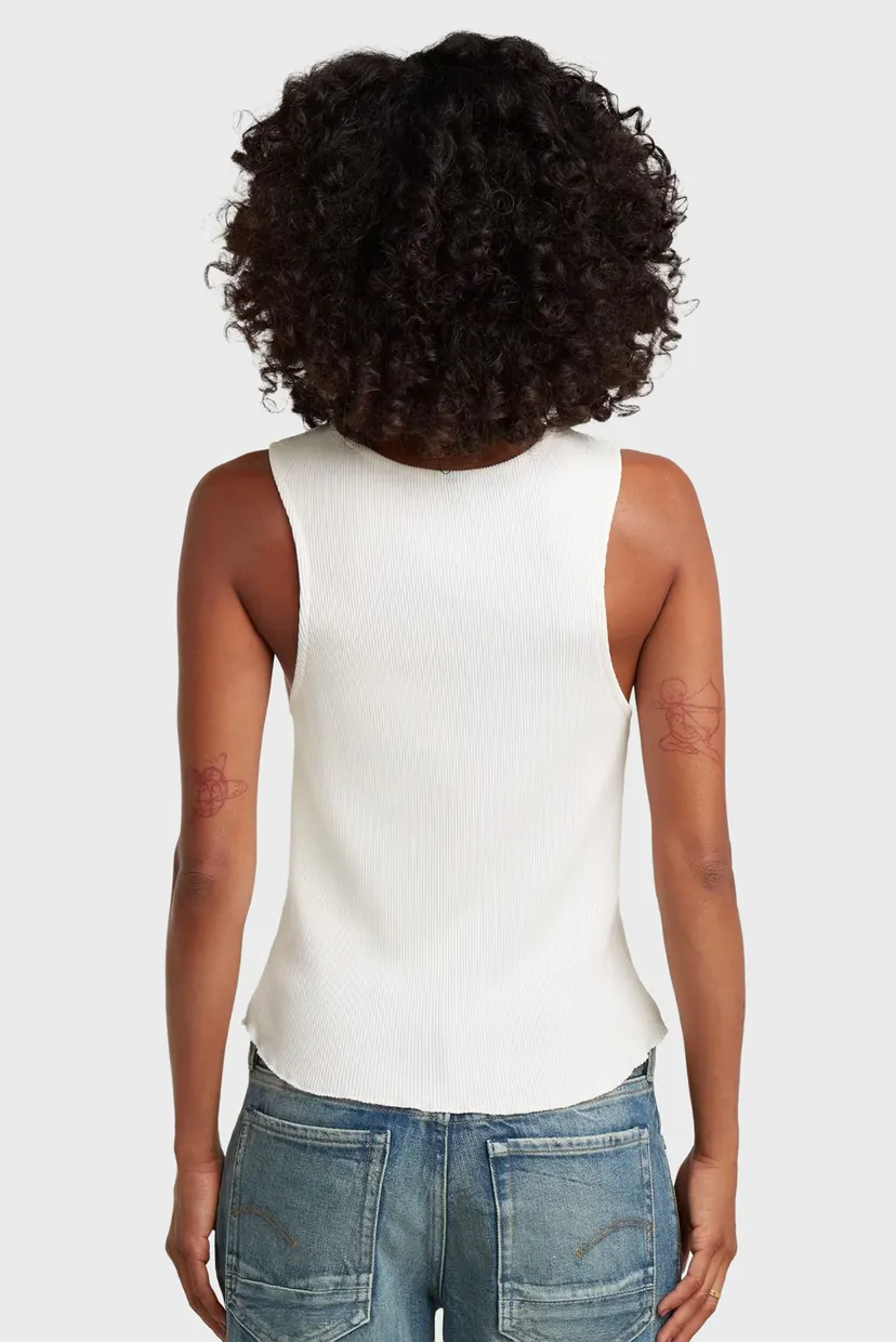 Майка/Slim henley tank r t wmn 3