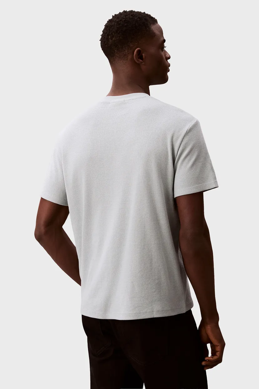 Футболка/SS WAFFLE WOVEN LABEL CREWNK TEE 4
