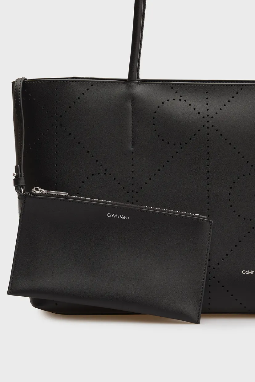Sac/EMBLEM AOP PERFOR LTHR TOTE 6