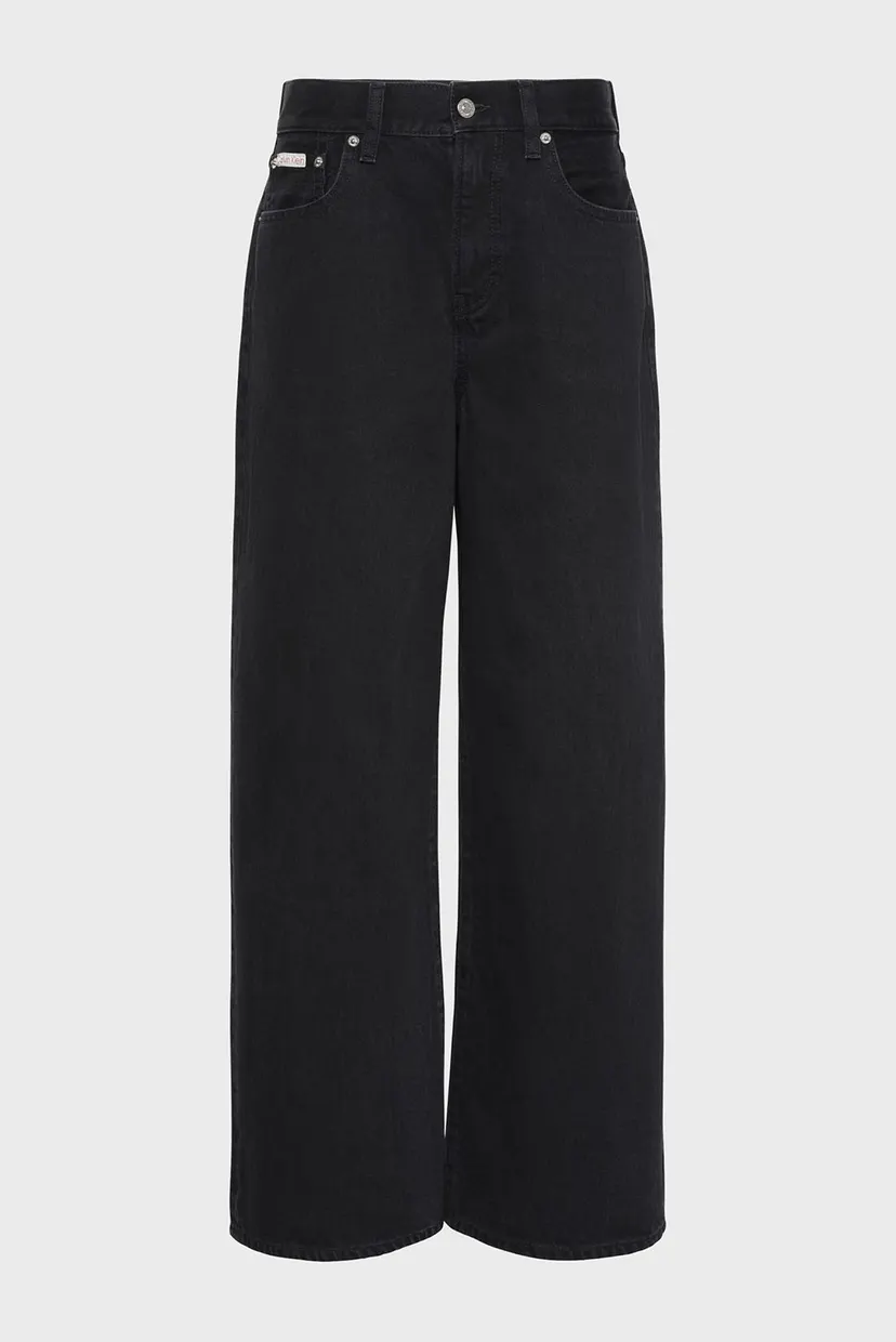 Джинсы/THE WIDE LEG WORN BLACK 6