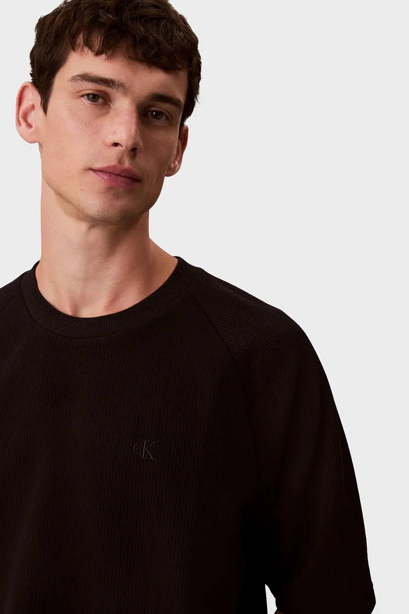 Футболка/COZY FLATBACK RIB SS RELAXED TEE 5