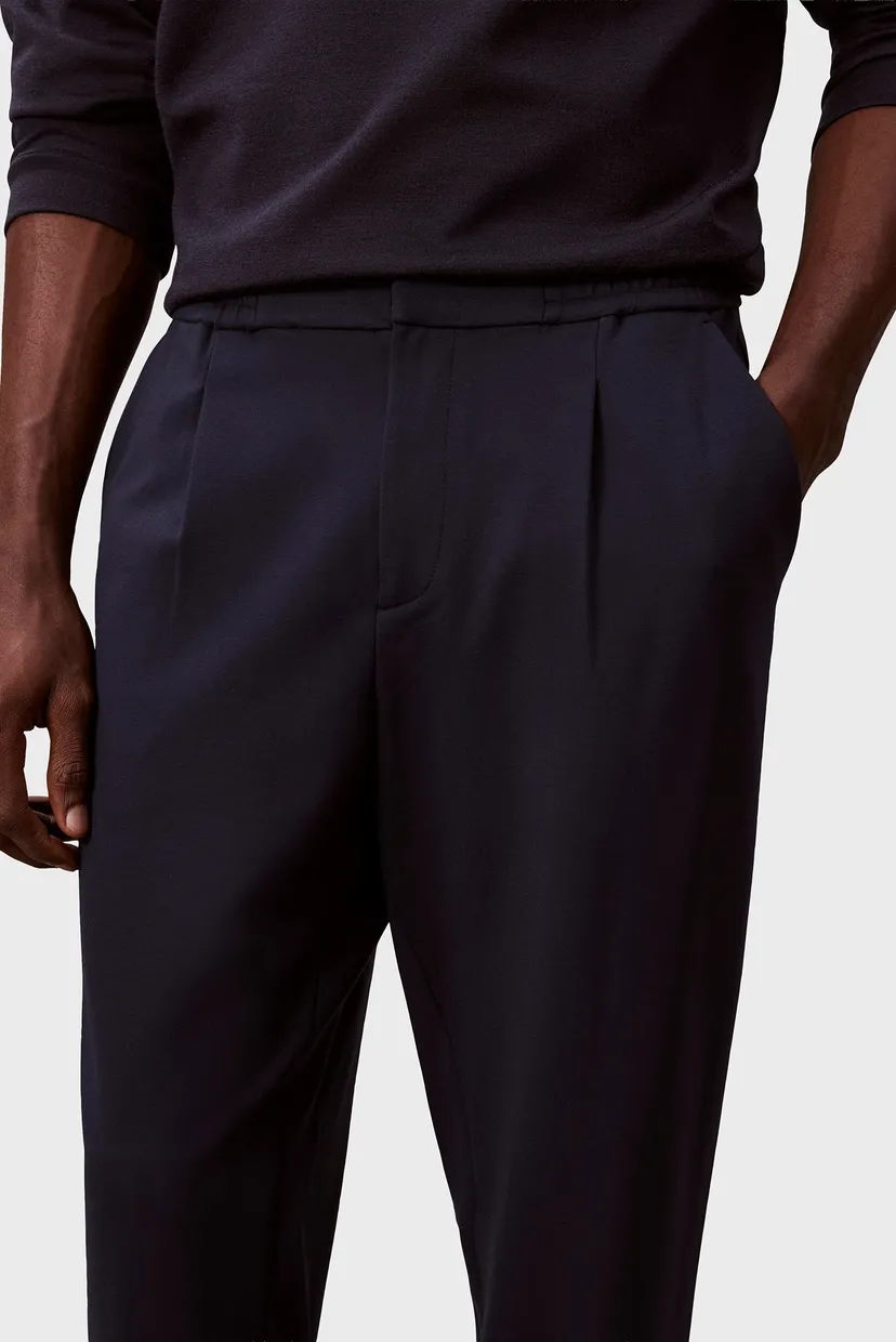 Pantaloni/SLIM TAPERED KNIT PLEATED PANT 5