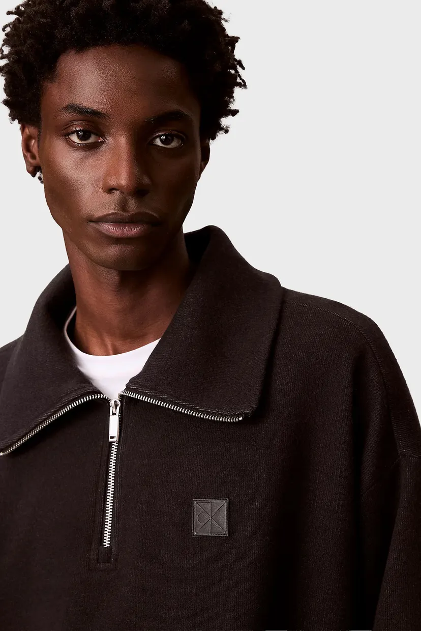 Реглан/LS BRUSHED RIB QTR ZIP PULLOVER 4
