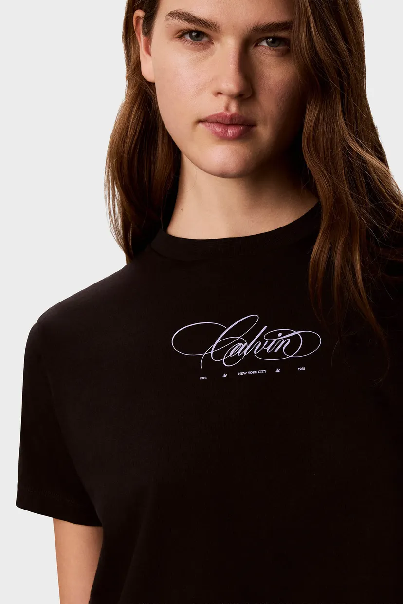 Tricou/SS CLASSIC SCRIPT CALVIN TEE 4