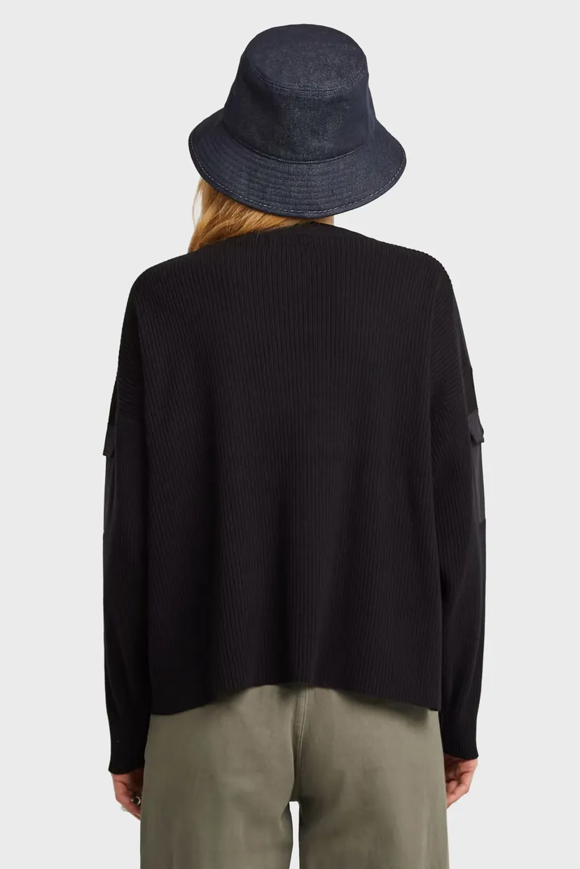 Свитшот/Woven mix r knit wmn 3